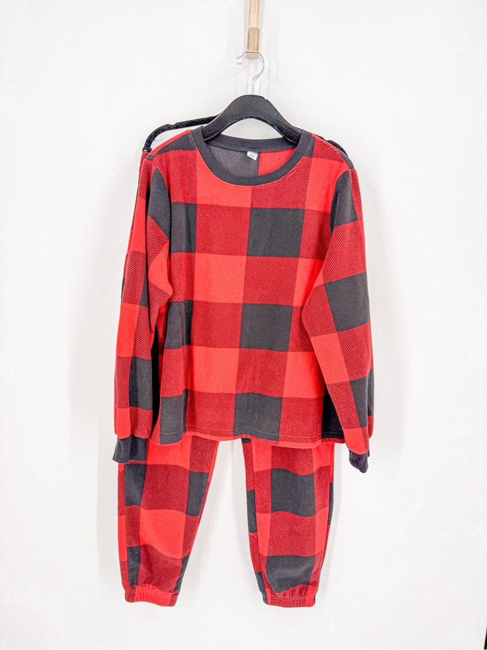 Old Navy Red and Black Buffalo Plaid Women’s Pajama Set